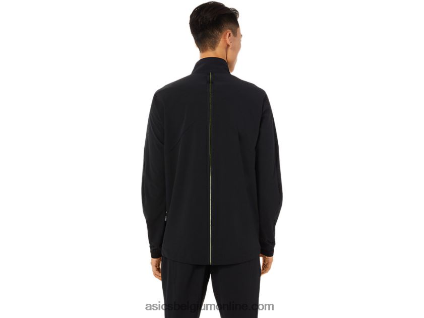 heren stretch geweven jack V6HXR21450 prestatie zwart Asics