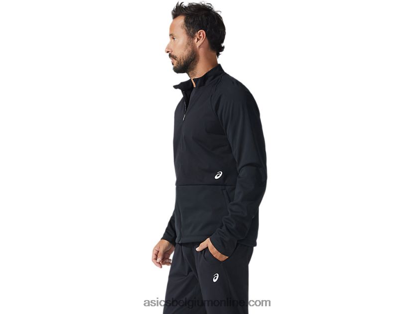 heren thermostorm jack met volledige ritssluiting V6HXR21644 prestatie zwart Asics