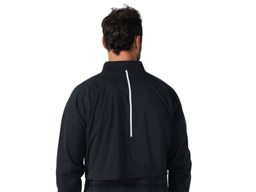 heren thermostorm jack met volledige ritssluiting V6HXR21644 prestatie zwart Asics