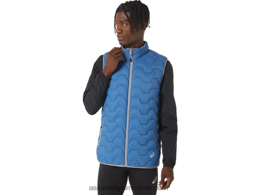 m omgekeerd insvest V6HXR2888 azuur/bladrots Asics