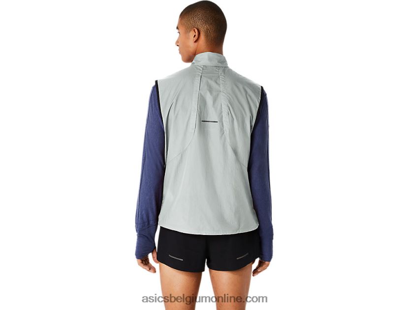 opvouwbaar metarun-vest voor heren V6HXR2527 lichte salie Asics
