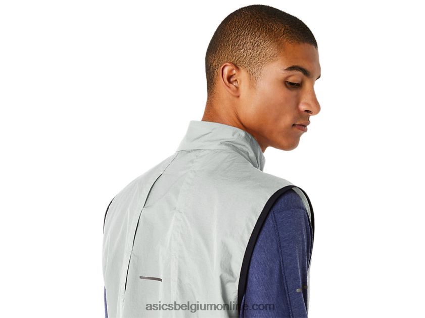 opvouwbaar metarun-vest voor heren V6HXR2527 lichte salie Asics