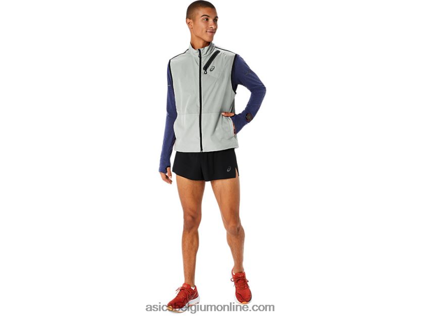 opvouwbaar metarun-vest voor heren V6HXR2527 lichte salie Asics