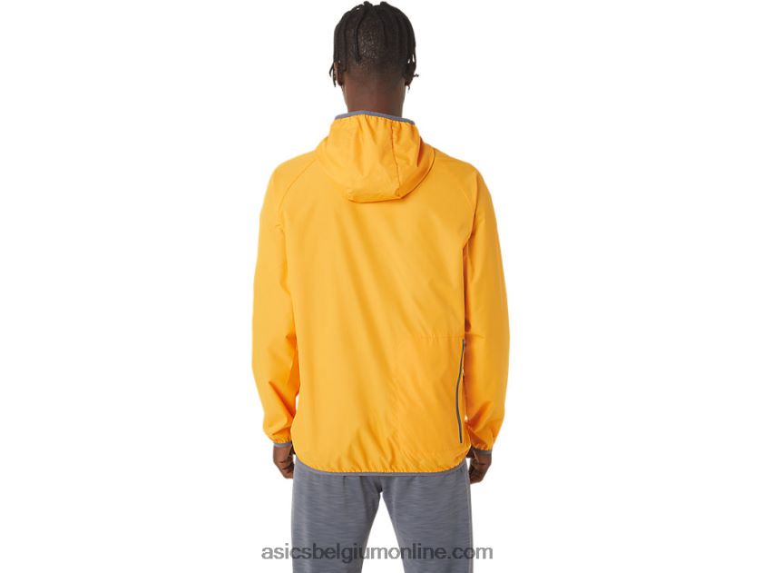 opvouwbare jas voor heren V6HXR21043 barnsteen/metropool Asics