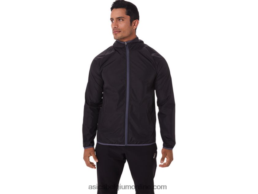 opvouwbare jas voor heren V6HXR21793 prestatie zwart Asics