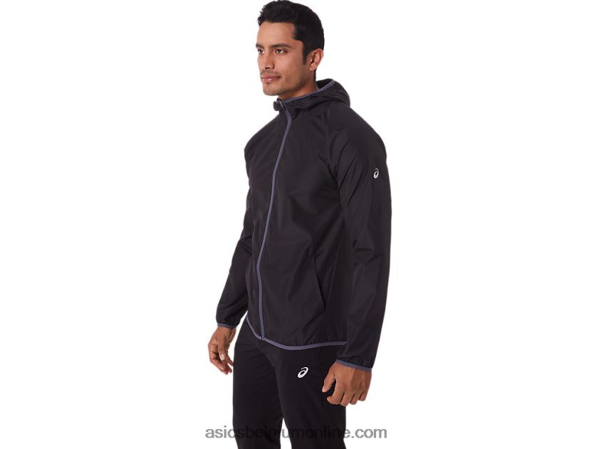 opvouwbare jas voor heren V6HXR21793 prestatie zwart Asics