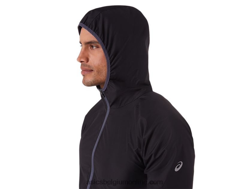opvouwbare jas voor heren V6HXR21793 prestatie zwart Asics