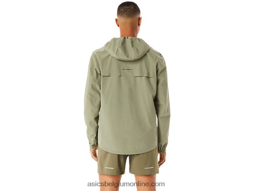 versnelde waterdichte 2.0-jas voor heren V6HXR21103 korstmos groen Asics