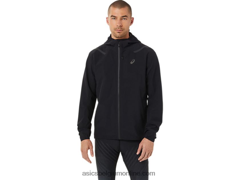 versnelde waterdichte 2.0-jas voor heren V6HXR21353 prestatie zwart Asics