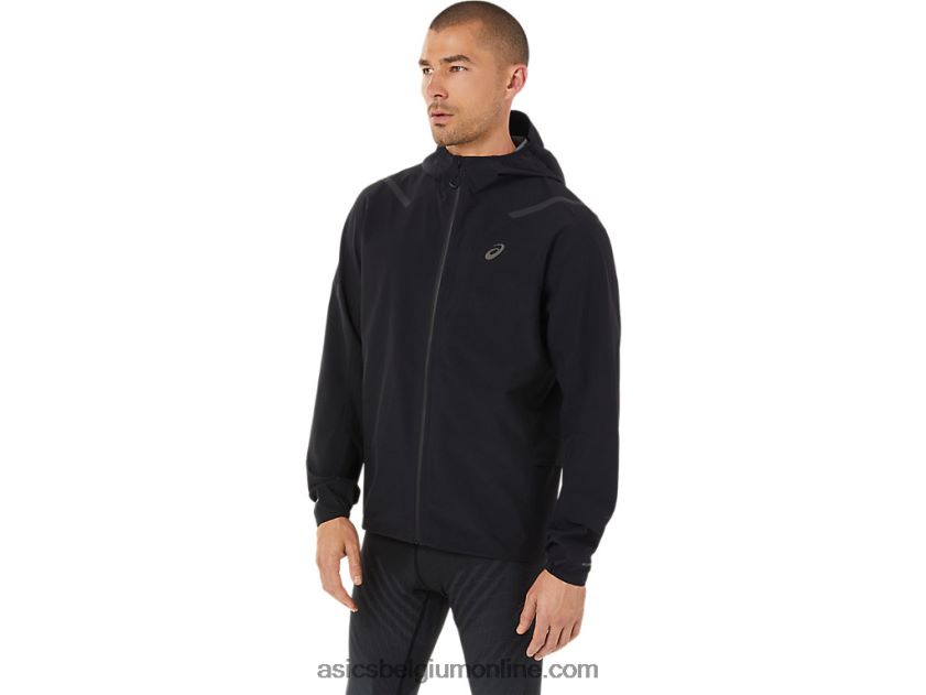 versnelde waterdichte 2.0-jas voor heren V6HXR21353 prestatie zwart Asics