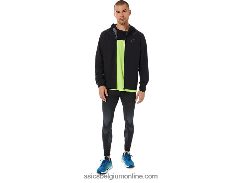 versnelde waterdichte 2.0-jas voor heren V6HXR21353 prestatie zwart Asics
