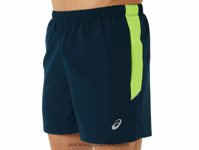 5in pr lyte short voor heren V6HXR21355 frans blauw/gevarengroen Asics