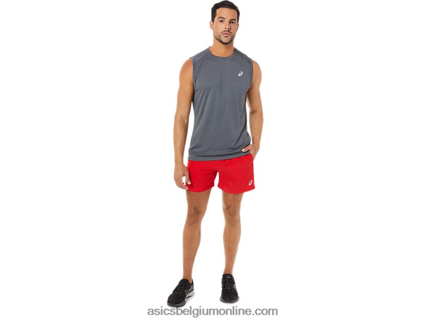 5in pr lyte short voor heren V6HXR21824 elektrisch rood heather/grijs Asics