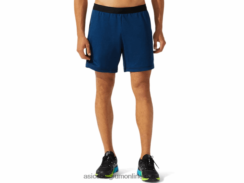7in gebreide trainingsshort voor heren V6HXR21891 franse blauwe heide Asics