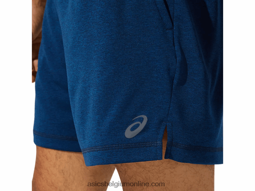 7in gebreide trainingsshort voor heren V6HXR21891 franse blauwe heide Asics