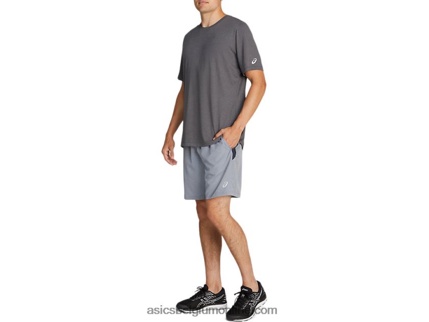 7in pr lyte short voor heren V6HXR22053 blad rock spacedye print/grijs Asics