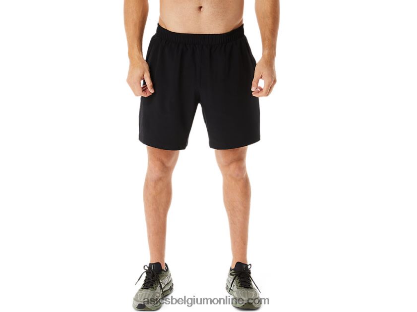 geweven short van 7 inch voor heren V6HXR2967 prestatie zwart Asics