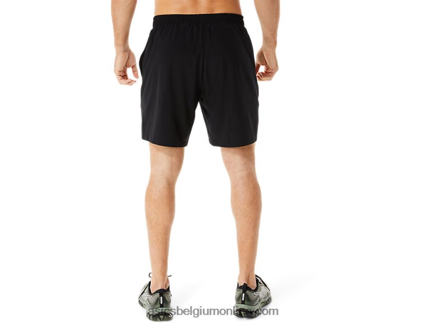 geweven short van 7 inch voor heren V6HXR2967 prestatie zwart Asics