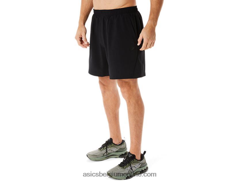 geweven short van 7 inch voor heren V6HXR2967 prestatie zwart Asics