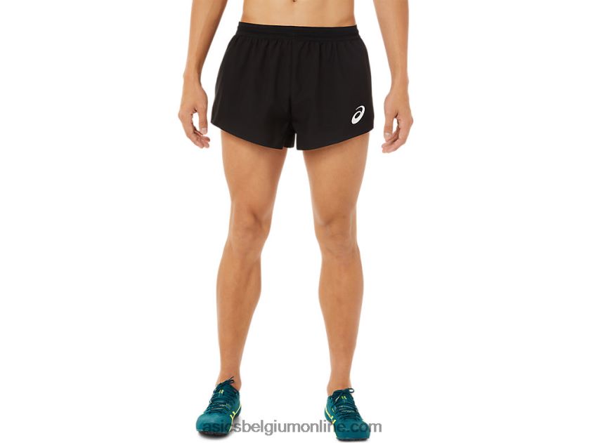 geweven short van lichte mesh voor heren V6HXR21399 prestatie zwart Asics
