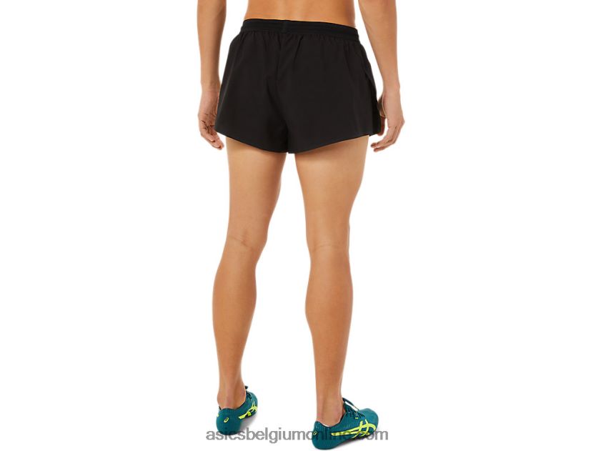 geweven short van lichte mesh voor heren V6HXR21399 prestatie zwart Asics