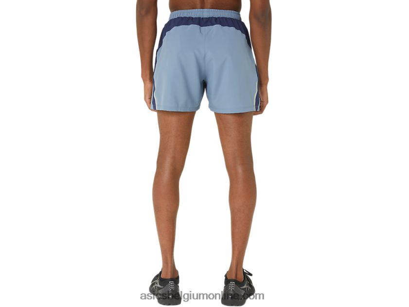 heren 5in pr lyte short 2.0 V6HXR233 staal blauw Asics
