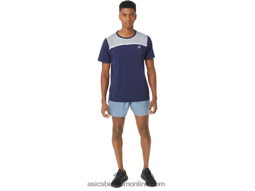 heren 5in pr lyte short 2.0 V6HXR233 staal blauw Asics