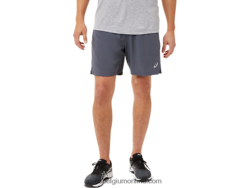 heren 7in 2 in 1 short V6HXR21904 bagagedrager grijs/performance zwart Asics