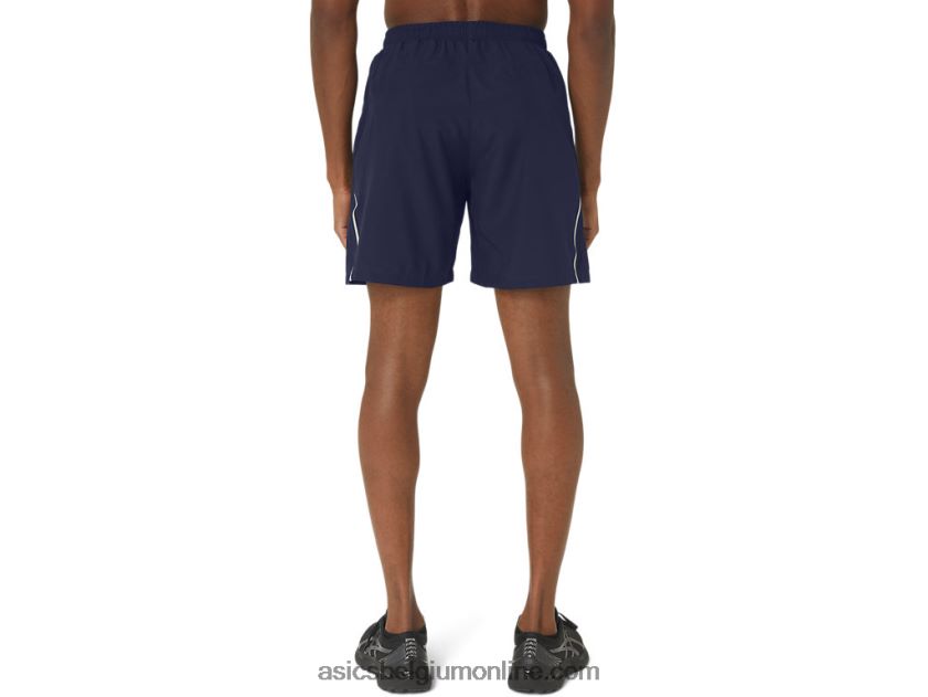 heren 7in pr lyte short 2.0 V6HXR2286 peacoat / bladsteen Asics