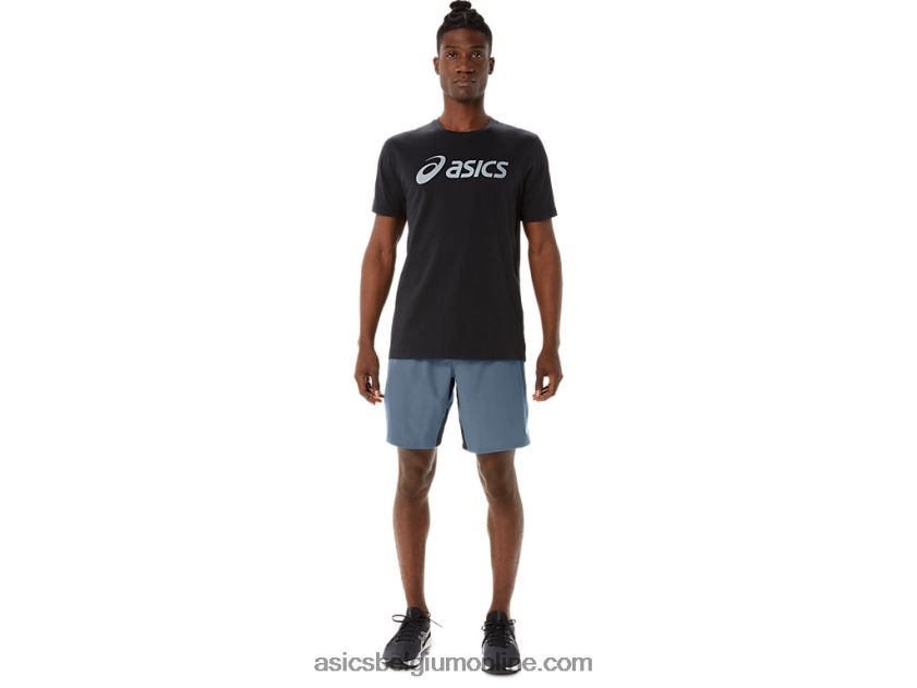 heren 9in mixer kort V6HXR2192 staal blauw Asics