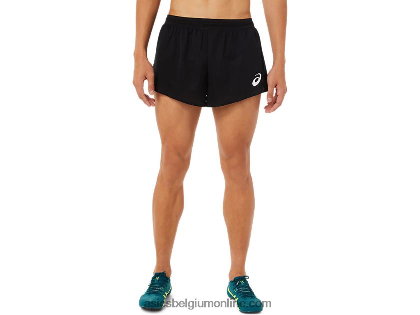 heren licht gebreide short V6HXR21446 prestatie zwart Asics