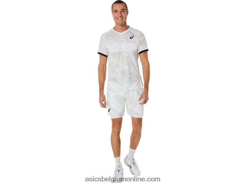 heren match graphic 7in het kort V6HXR2476 briljant wit Asics