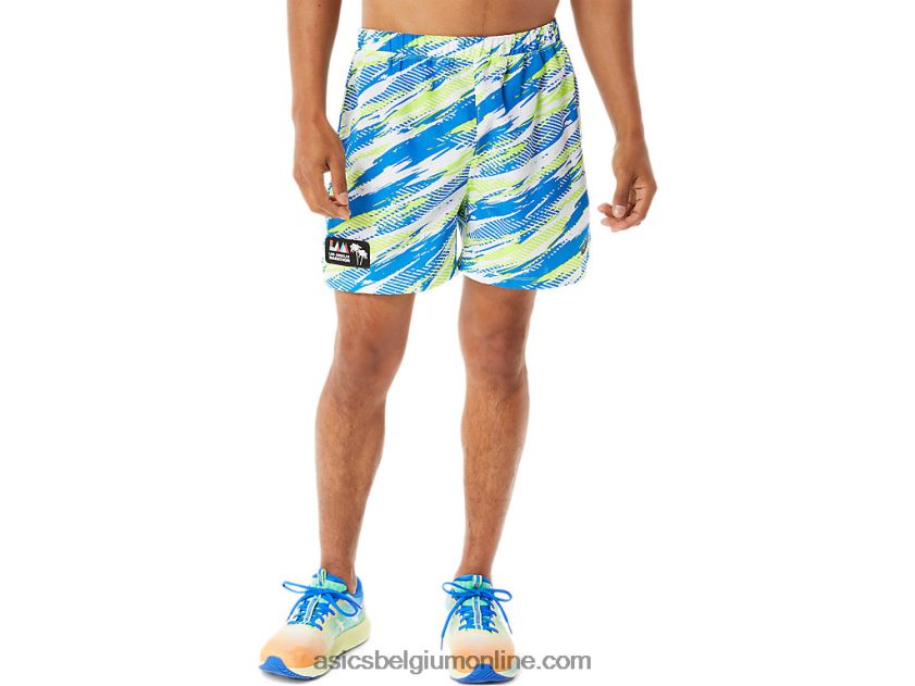 heren ready-set 5in korte lam V6HXR21341 gevaar groen Asics