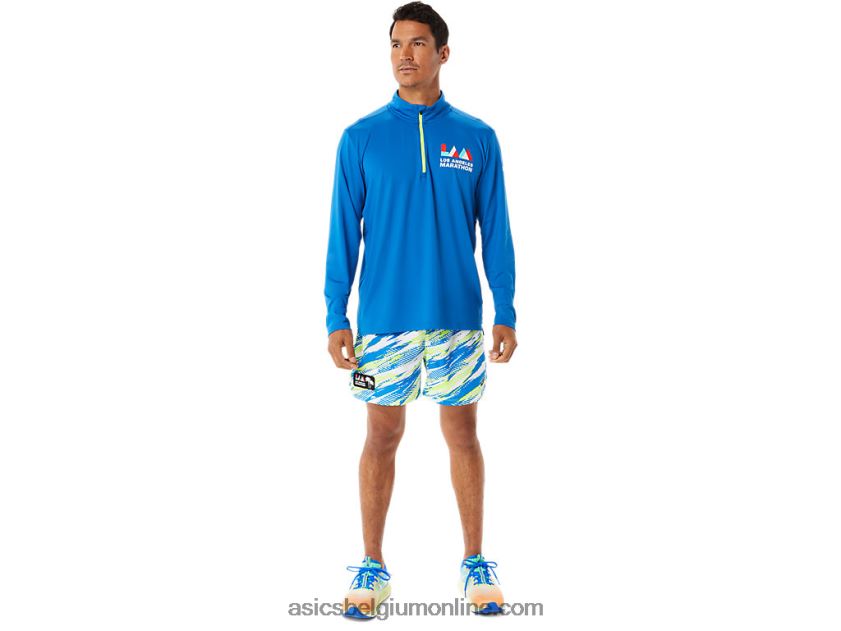 heren ready-set 5in korte lam V6HXR21341 gevaar groen Asics
