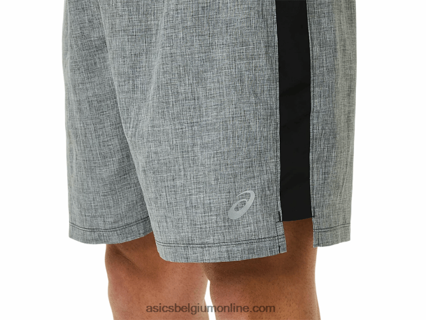 heren ready-set 7in het kort V6HXR2918 donkergrijs gemêleerd/zwart Asics