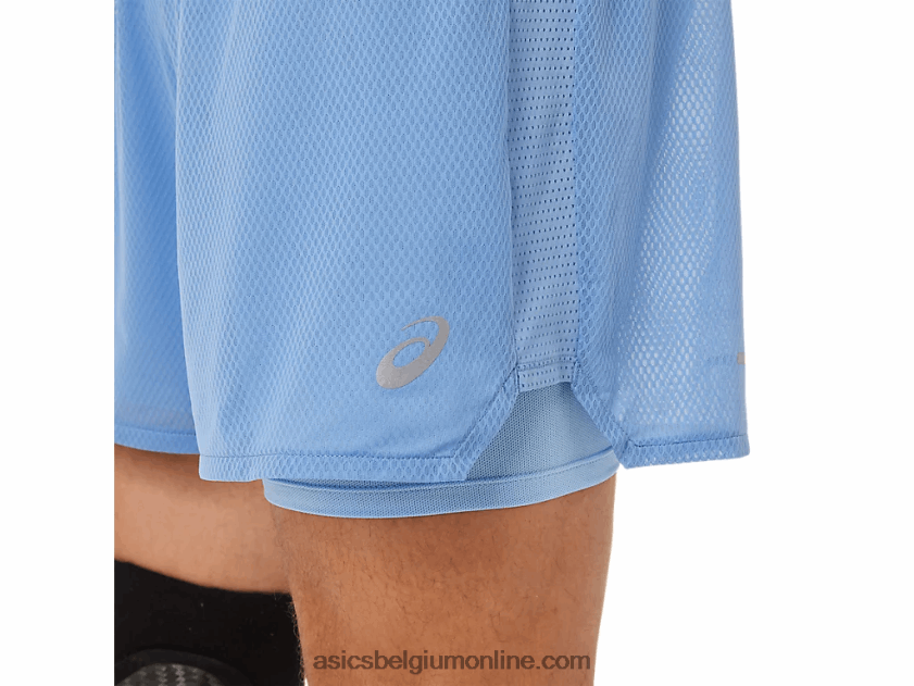 heren ventileren 2-n-1 5in kort V6HXR21322 blauwe harmonie/blauwe gelukzaligheid Asics