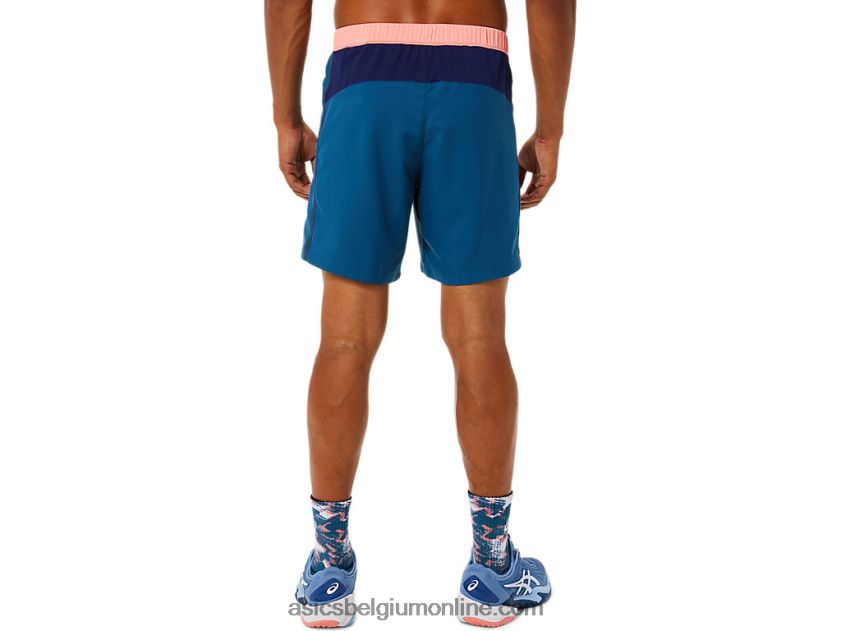 heren wedstrijd 7 in het kort V6HXR21491 licht indigo Asics