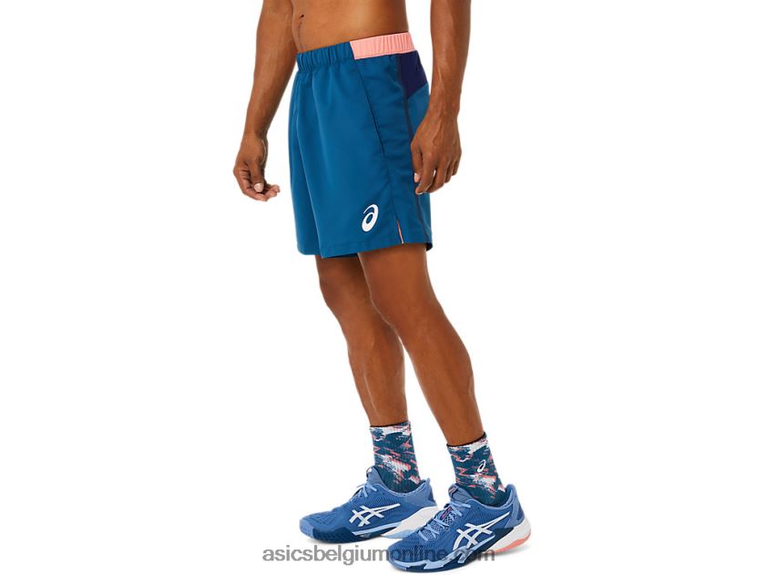 heren wedstrijd 7 in het kort V6HXR21491 licht indigo Asics