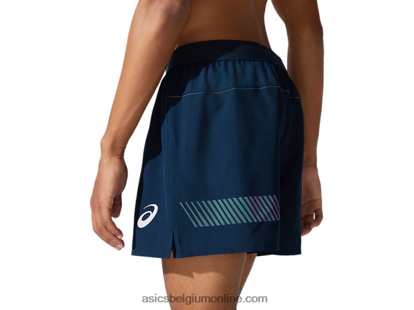 heren zichtbaarheid short V6HXR21998 frans blauw Asics
