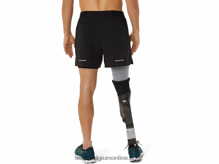 herenweg 2-n-1 5 kortom V6HXR21053 prestatie zwart Asics