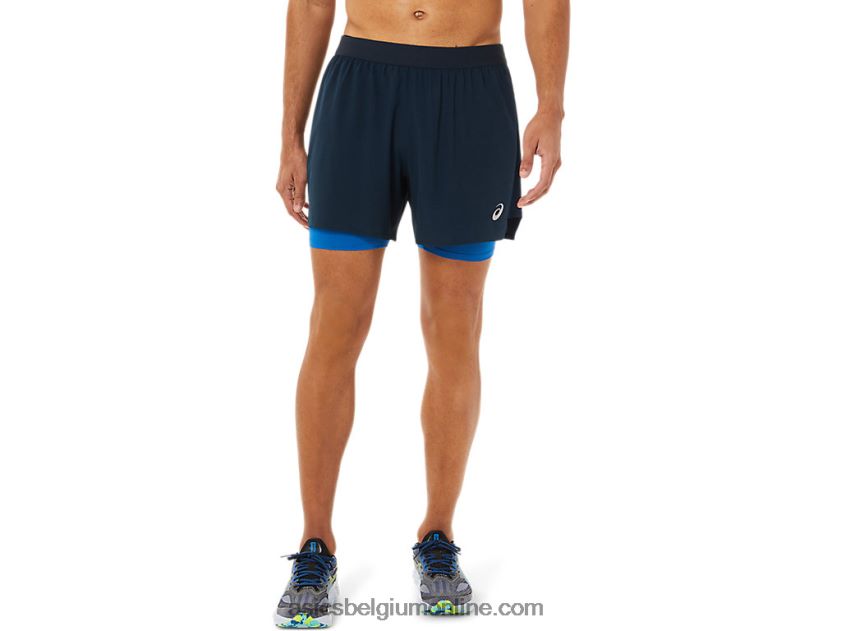 herenweg 2-n-1 5 kortom V6HXR21534 franse blue/lake drive Asics