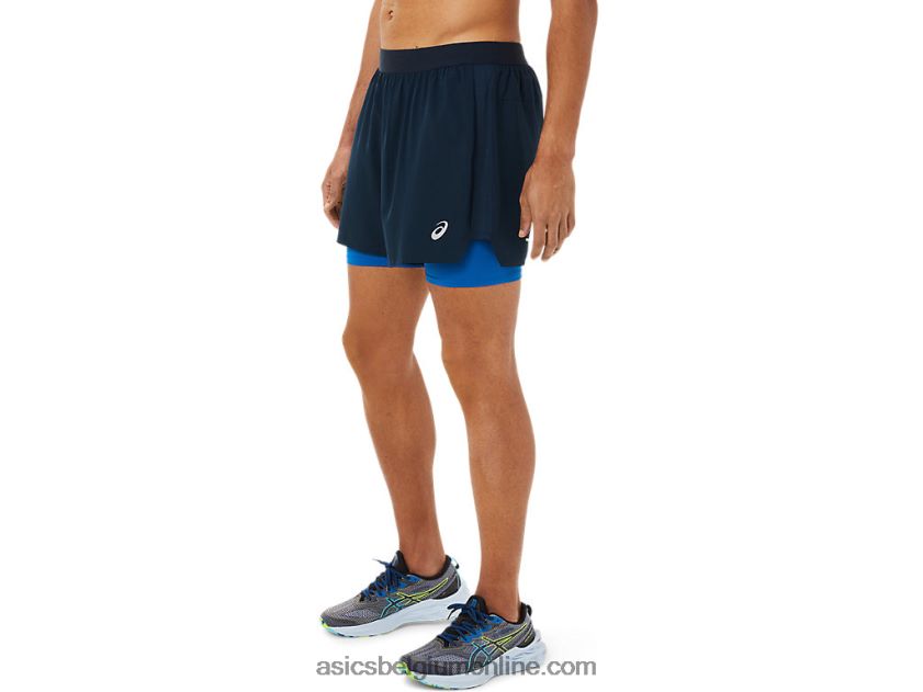 herenweg 2-n-1 5 kortom V6HXR21534 franse blue/lake drive Asics