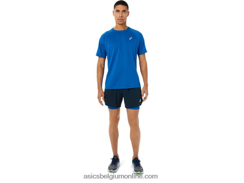 herenweg 2-n-1 5 kortom V6HXR21534 franse blue/lake drive Asics