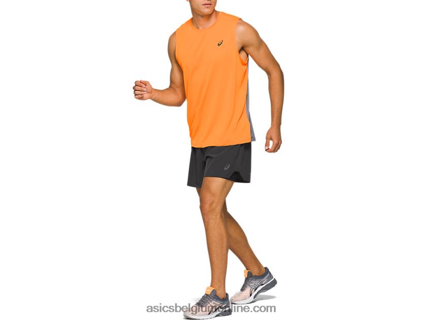 herenweg 2-n-1 5 kortom V6HXR21790 grafiet grijs Asics
