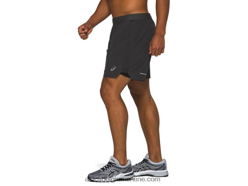 herenweg 2-n-1 7 kortom V6HXR22101 grafiet grijs Asics