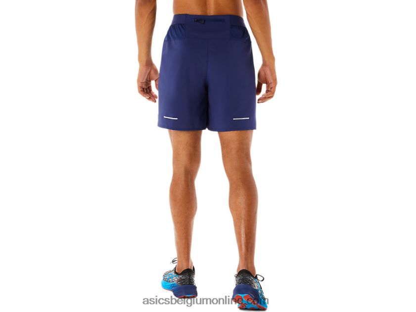 herenweg 2-n-1 7 kortom V6HXR2462 Indigo blauw Asics