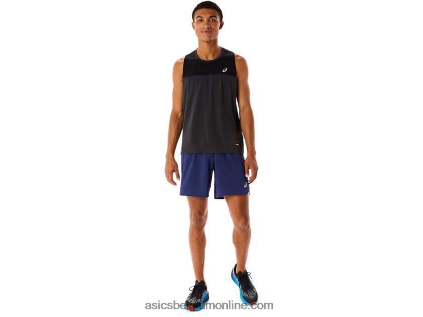 herenweg 2-n-1 7 kortom V6HXR2462 Indigo blauw Asics