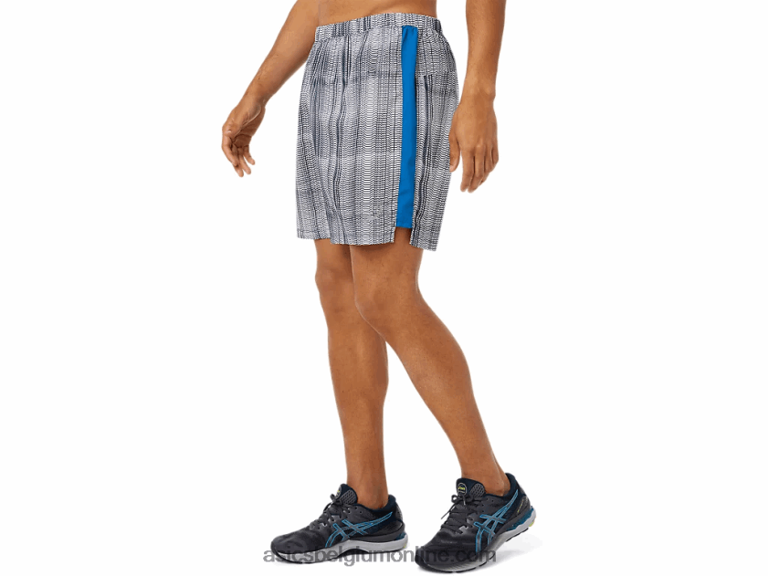 kant-en-klare korte broek van 7 inch voor heren V6HXR21501 franse blauwdruk/lake drive Asics