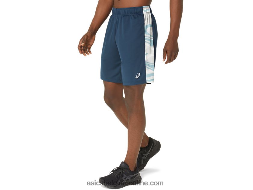 kort trainen V6HXR294 franse blauw/polaire tint Asics