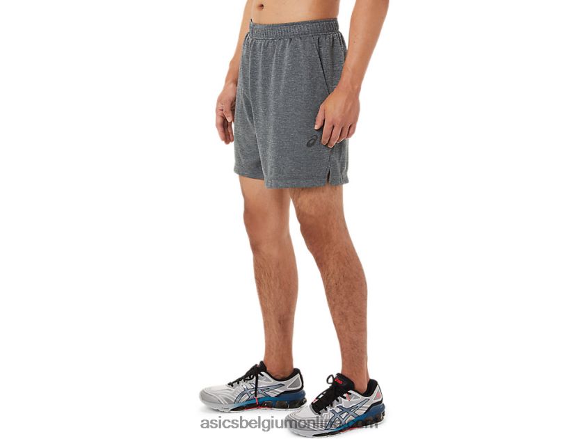 korte broek van 7 inch voor heren V6HXR21440 drager grijze heide Asics